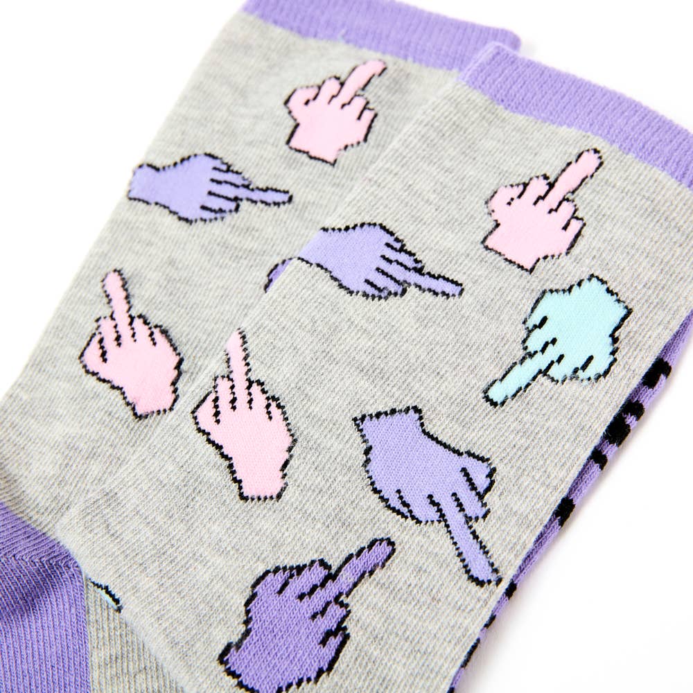 Ladies F*ck Off Socks: 4 - 8