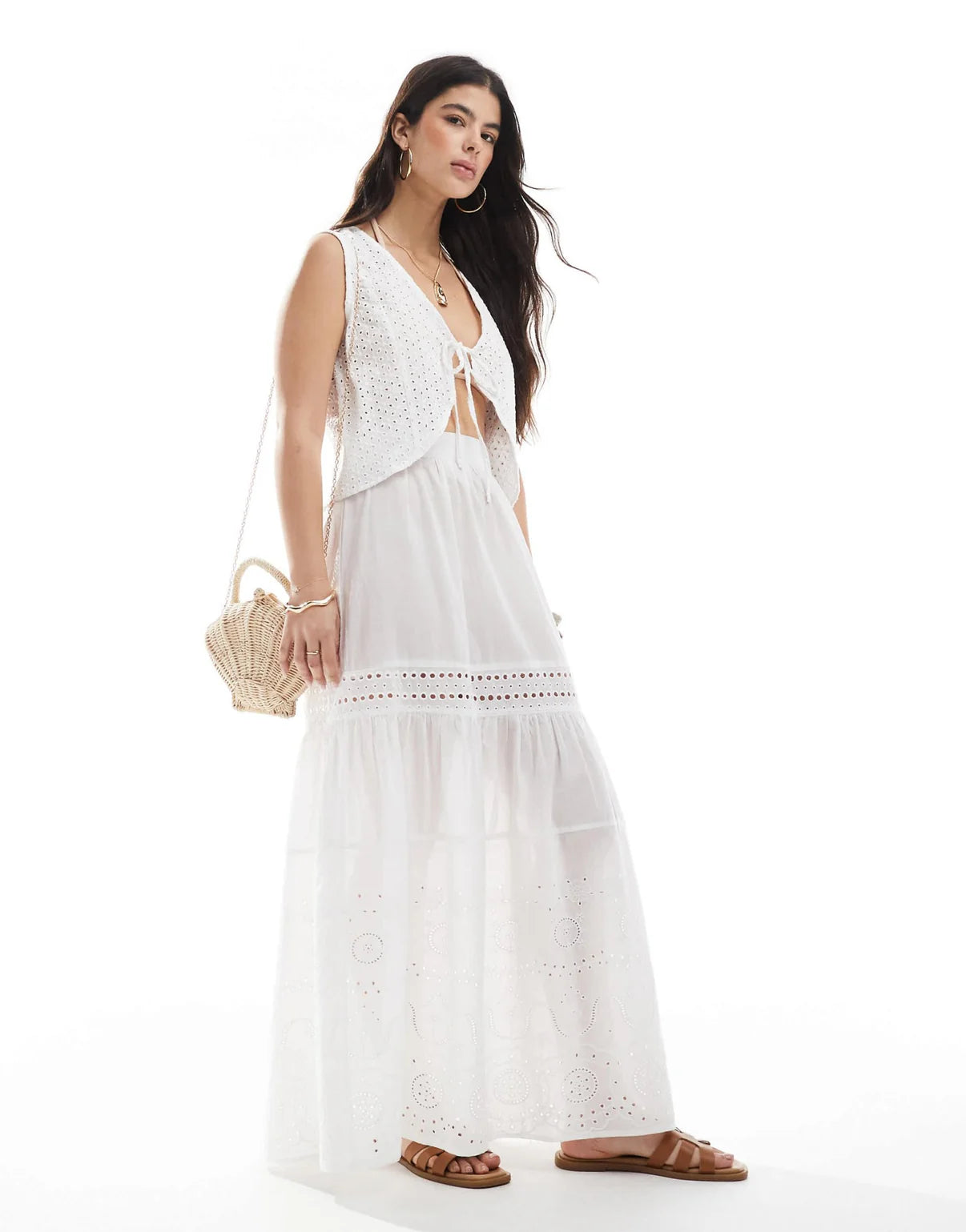 Esmee Lace Panel Skirt